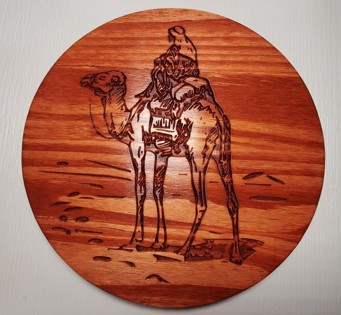 Silk Road Carving (Natural Wood/Black Wood)