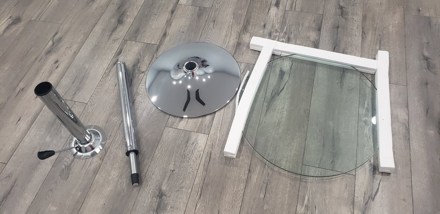 Adjustable Hi -Top Table for Artwork