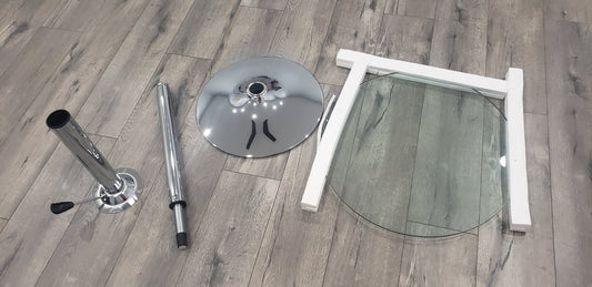 Adjustable Hi -Top Table for Artwork